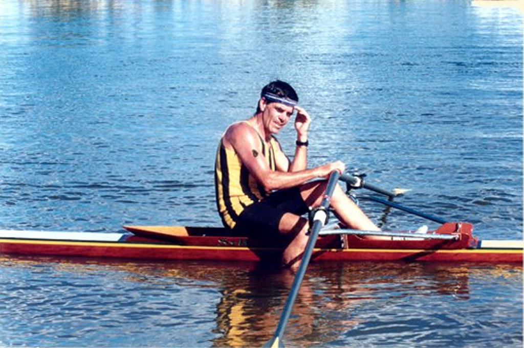 Greg Thompson at the 1991 Australian Masters. Greg also became Grafton Rowing Club President in the early 1990s. Greg Thompson at the 1991 Australian Masters. Greg also became Grafton Rowing Club President in the early 1990s.