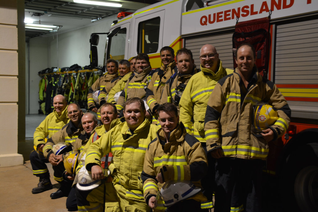 Kingaroy Fire Station's auxiliary firefighters who attended the Swickers fire on Sunday, November 6. Kingaroy Fire Station's auxiliary firefighters who attended the Swickers fire on Sunday, November 6.