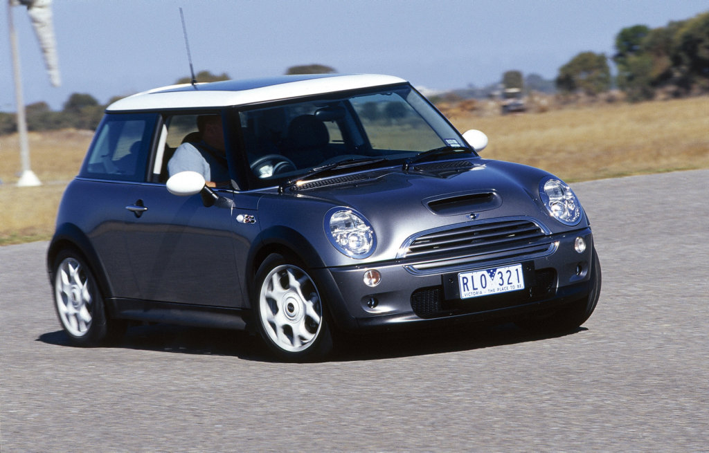 An early Mini Cooper like this 2003 model can be found for under $7000. An early Mini Cooper like this 2003 model can be found for under $7000.
