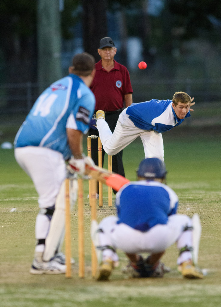 Ben McMahon bowls for Harwood during the 2015/16 Cleavers Mechanical Night Cricket grand final against Coutts Crossing at McKittrick Park. The 30-over competition could become the target of a new 'maxi-over' concept being undertaken by shorter form competitions across the country. Ben McMahon bowls for Harwood during the 2015/16 Cleavers Mechanical Night Cricket grand final against Coutts Crossing at McKittrick Park. The 30-over competition could become the target of a new 'maxi-over' concept being undertaken by shorter form competitions across the country.