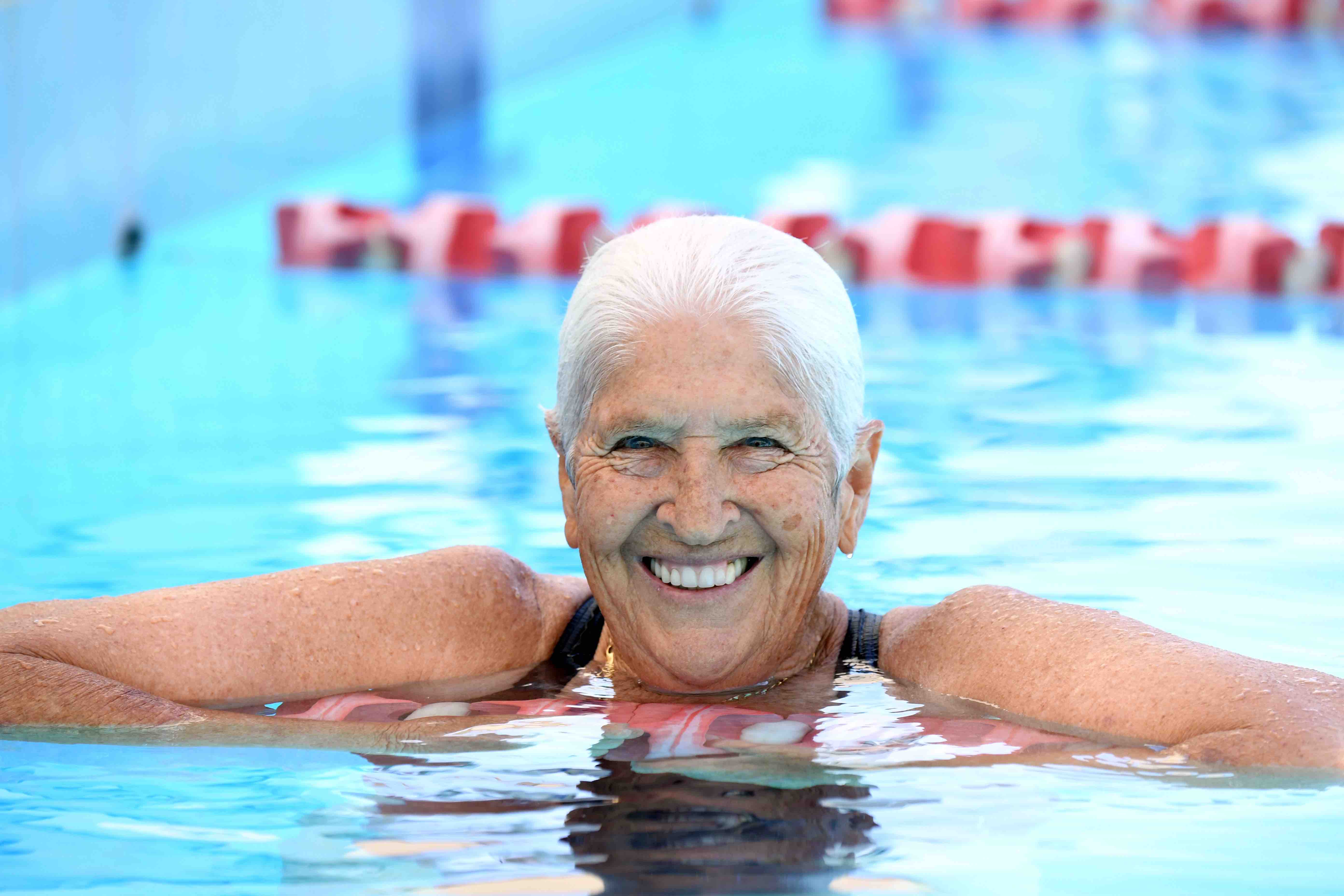 Swimming legend Dawn Fraser. Photo: Delly Carr Swimming legend Dawn Fraser. Photo: Delly Carr