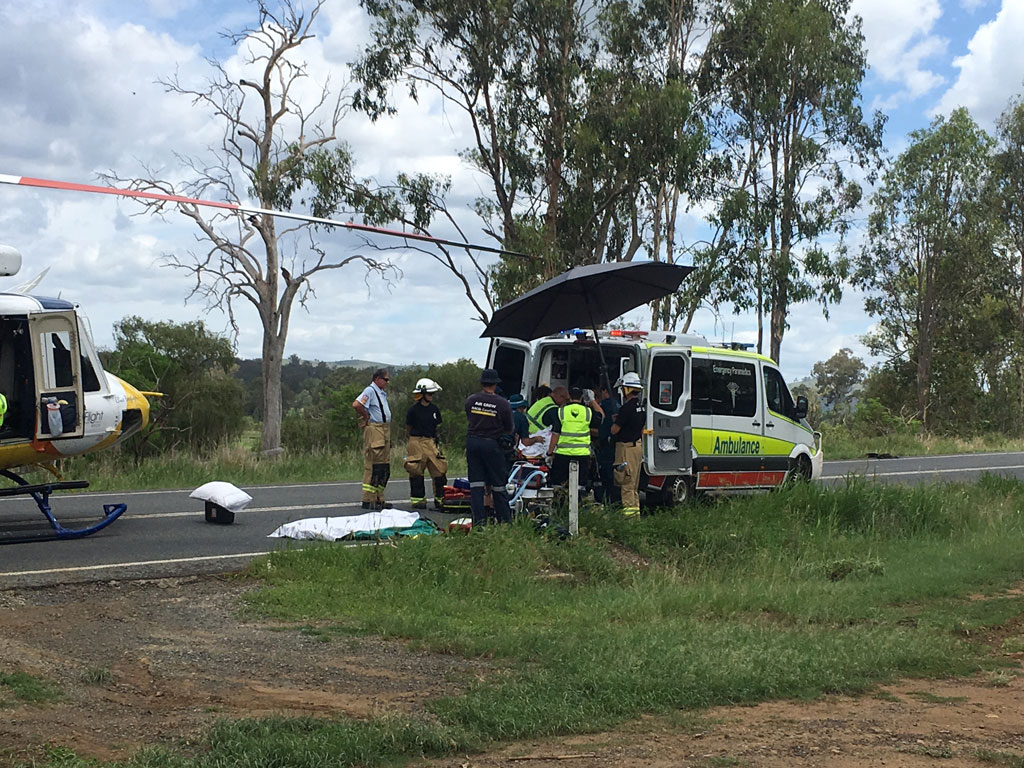 Paramedics found the rider, believed to be in his 70s, unconscious on the side of the road. Paramedics found the rider, believed to be in his 70s, unconscious on the side of the road.