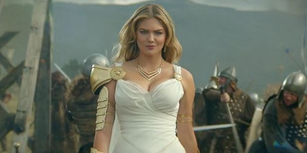 A still from the Game of War television advertisements. A still from the Game of War television advertisements.