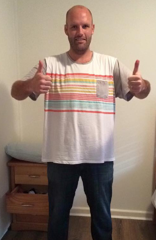 Andrew Taylor just one month into his potato diet. Andrew Taylor just one month into his potato diet.