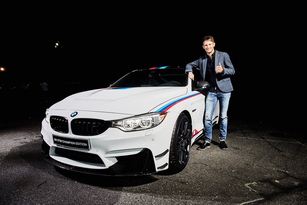 2016 BMW M4 DTM Champion Edition with Marco Wittman, 2016 DTM championship winner. 2016 BMW M4 DTM Champion Edition with Marco Wittman, 2016 DTM championship winner.