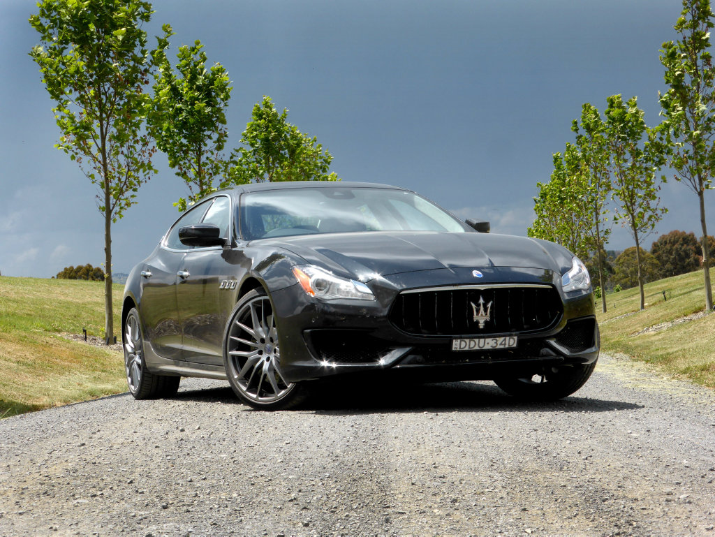 GRAND ELEGANCE: Updated style, interior and suspension for the ballistic 3.8-litre V8 Maserati Quattroporte, but can it porve its $350,000 sticker price is worth it? GRAND ELEGANCE: Updated style, interior and suspension for the ballistic 3.8-litre V8 Maserati Quattroporte, but can it porve its $350,000 sticker price is worth it?