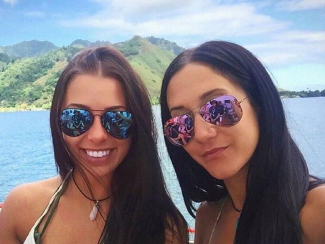 Melina Roberge and Isabelle Lagace stopped at a series of exotic locations across the Pacific before border force officers seized 95kg of cocaine from the Sea Princess. Melina Roberge and Isabelle Lagace stopped at a series of exotic locations across the Pacific before border force officers seized 95kg of cocaine from the Sea Princess.