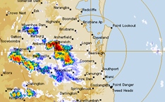 Ipswich experienced heavy rain and strong winds. Ipswich experienced heavy rain and strong winds.