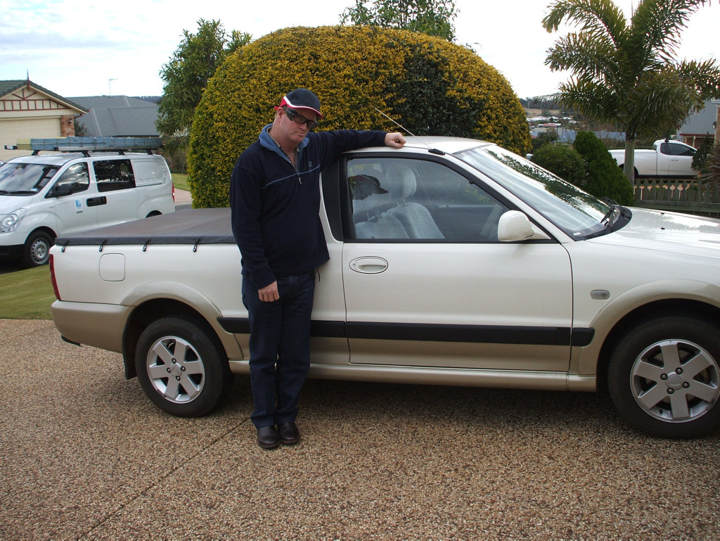 Police have released a new image of missing Toowoomba man Paul Anderson, 49. Mr Anderson, pictured here with the his vehicle, has been missing since Thursday and was last seen at Duaringa in Central Queensland on Saturday.