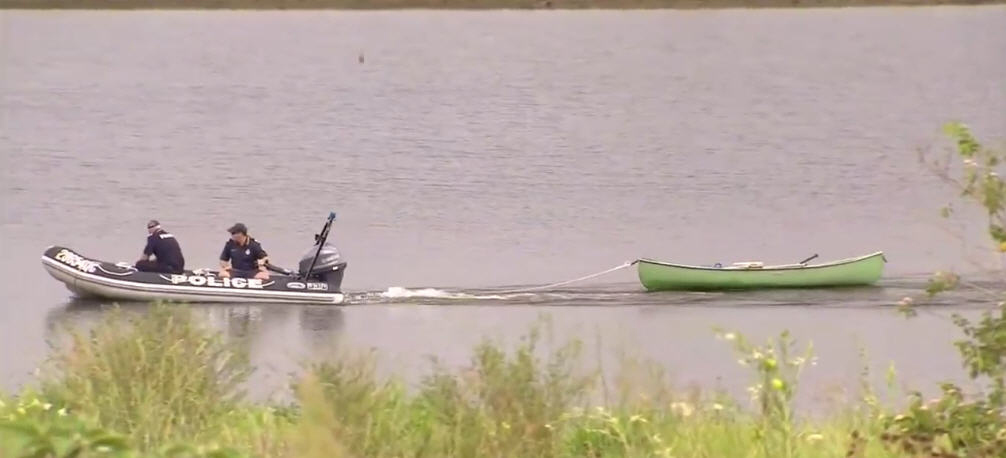 Alan Solomon's canoe was recovered on Thursday morning. Alan Solomon's canoe was recovered on Thursday morning.