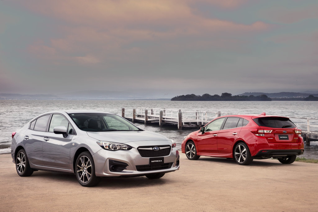 ALL CHANGE: The 2017 Subaru Impreza in 2.0i sedan and 2.0i-S hatch trims. The all-new models still feature 2.0-litre boxer engines and all-wheel-drive, but a completely new platform brings excellent balance and comfort, while the cabins are a big step up in style and functionality. ALL CHANGE: The 2017 Subaru Impreza in 2.0i sedan and 2.0i-S hatch trims. The all-new models still feature 2.0-litre boxer engines and all-wheel-drive, but a completely new platform brings excellent balance and comfort, while the cabins are a big step up in style and functionality.