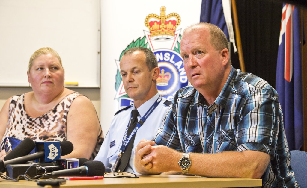 FAMILY PLEA: ( From left ) Tanya McCulkin, Endeavour Foundation, Acting Snr Sgt Jeremy Sheldrick and Dean Anderson. Press conference regarding search for missing Toowoomba man Paul Anderson. Friday Dec 23, 2016. FAMILY PLEA: ( From left ) Tanya McCulkin, Endeavour Foundation, Acting Snr Sgt Jeremy Sheldrick and Dean Anderson. Press conference regarding search for missing Toowoomba man Paul Anderson. Friday Dec 23, 2016.