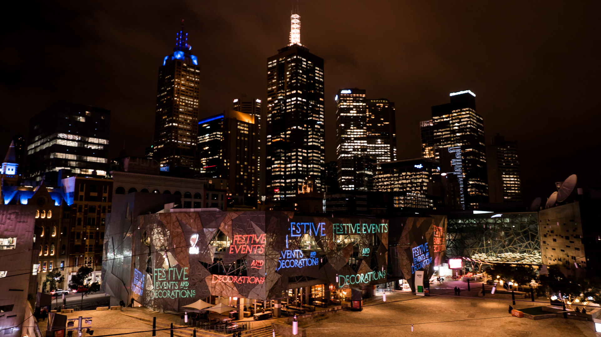 Federation Square in Melbourne was one of the targets of an alleged terror plot. Federation Square in Melbourne was one of the targets of an alleged terror plot.
