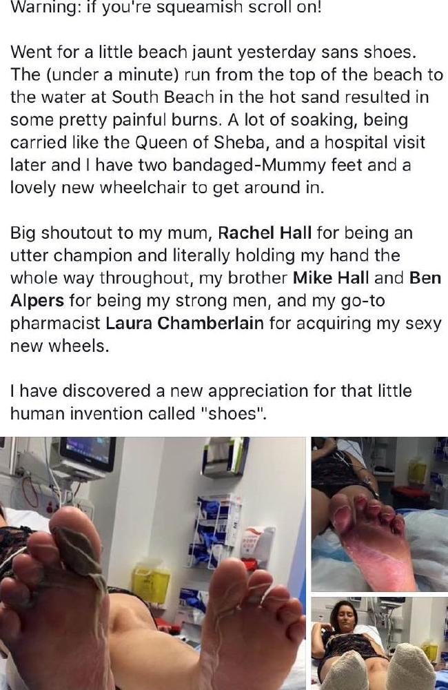 The University of Western Australia student posted the above on Facebook. Picture: Joanne Hall.Source:Facebook
The University of Western Australia student posted the above on Facebook. Picture: Joanne Hall.Source:Facebook
