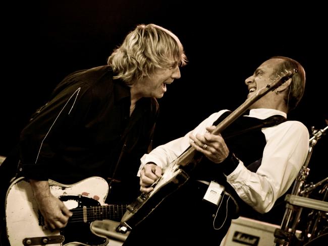 Status Quo’s Rick Parfitt and Francis Rossi were a phenomenal live act. Status Quo’s Rick Parfitt and Francis Rossi were a phenomenal live act.