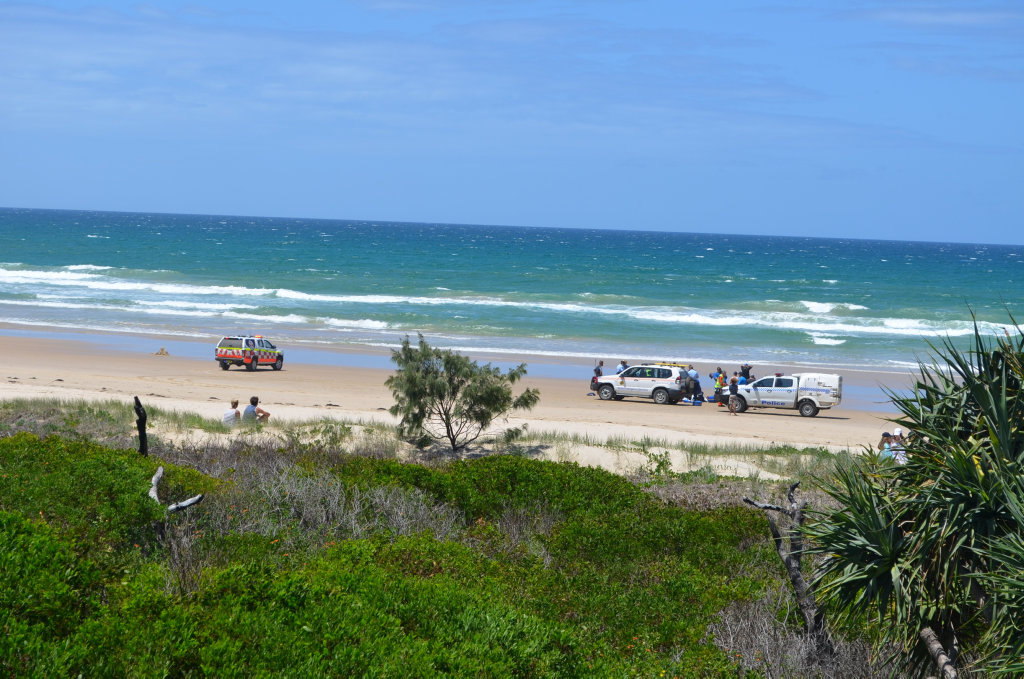 Emergency services responded to an incident at Wooli Beach where a man died on Monday, 26th December, 2016. Emergency services responded to an incident at Wooli Beach where a man died on Monday, 26th December, 2016.