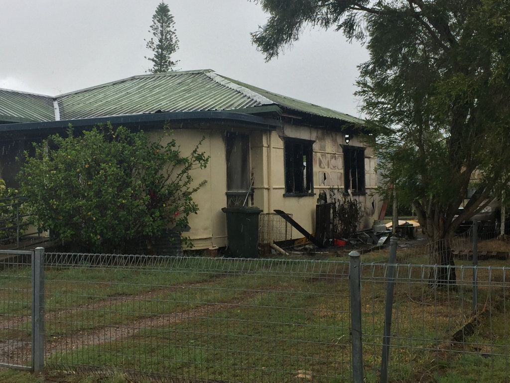 The home in Maryborough that was destroyed by fire. The home in Maryborough that was destroyed by fire.