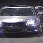 Police have released this CCTV image of the car the attempted armed robber fled the scene in. Police have released this CCTV image of the car the attempted armed robber fled the scene in.