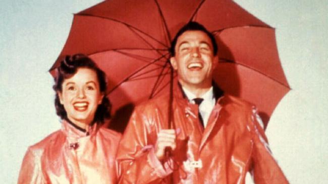 Debbie Reynolds with Gene Kelly in Singing in the Rain.Source:News Limited Debbie Reynolds with Gene Kelly in Singing in the Rain.Source:News Limited