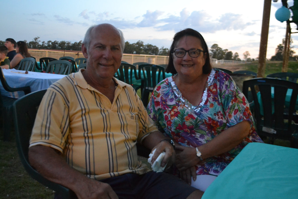 Image for sale: Graeme and Debra Frost from the Sunshine Coast at the Miles New Years Eve beach party celebrations. 31/12/16.