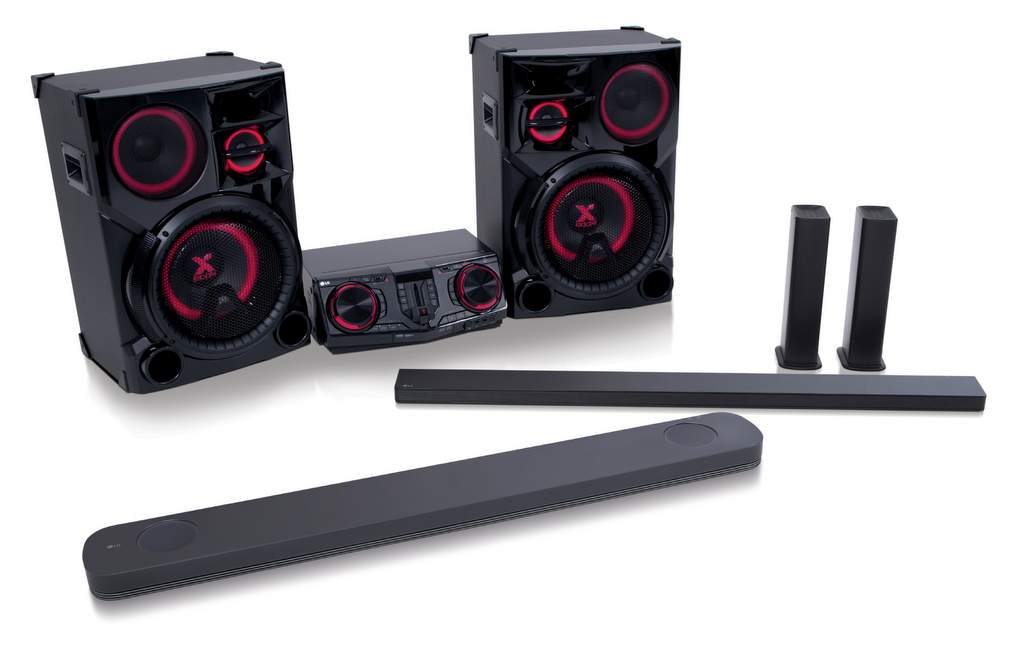 LG's new range of speakers. LG's new range of speakers.