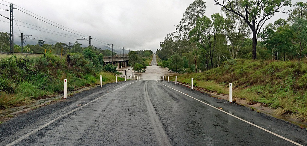 Deceptively deep: Denison Creek is three metres over the bridge on Oxford Downs Sarina Road. Deceptively deep: Denison Creek is three metres over the bridge on Oxford Downs Sarina Road.