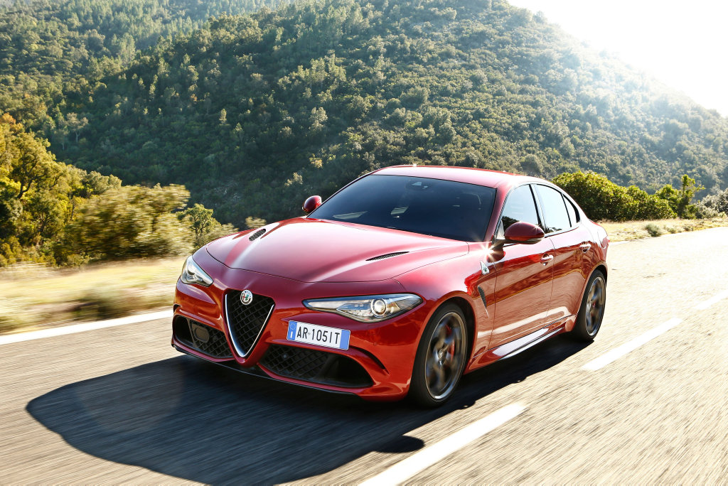 RAPID ALFA: A genuine BMW M3 and Mercedes-AMG C63 hunter, the Alfa Romeo Giulia QV, due here next month, features a 375kW twin-turbo V6 engine and hits 100kmh in 3.9-seconds. It’s also the new production sedan lap record holder around the Nurburgring, and we can’t wait. RAPID ALFA: A genuine BMW M3 and Mercedes-AMG C63 hunter, the Alfa Romeo Giulia QV, due here next month, features a 375kW twin-turbo V6 engine and hits 100kmh in 3.9-seconds. It’s also the new production sedan lap record holder around the Nurburgring, and we can’t wait.