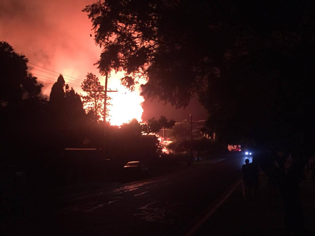 Glennon House was razed in a suspected arson overnight. Photo courtesy of Joshua Stolz. Glennon House was razed in a suspected arson overnight. Photo courtesy of Joshua Stolz.