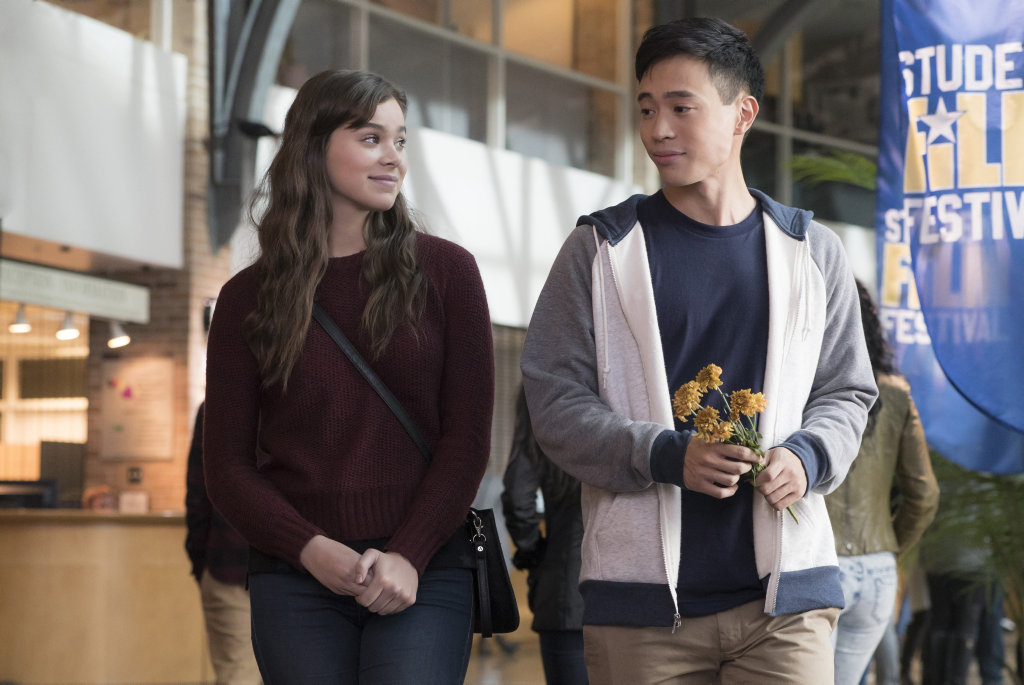 Hailee Steinfeld and Hayden Szeto in a scene from the movie The Edge of Seventeen. Hailee Steinfeld and Hayden Szeto in a scene from the movie The Edge of Seventeen.