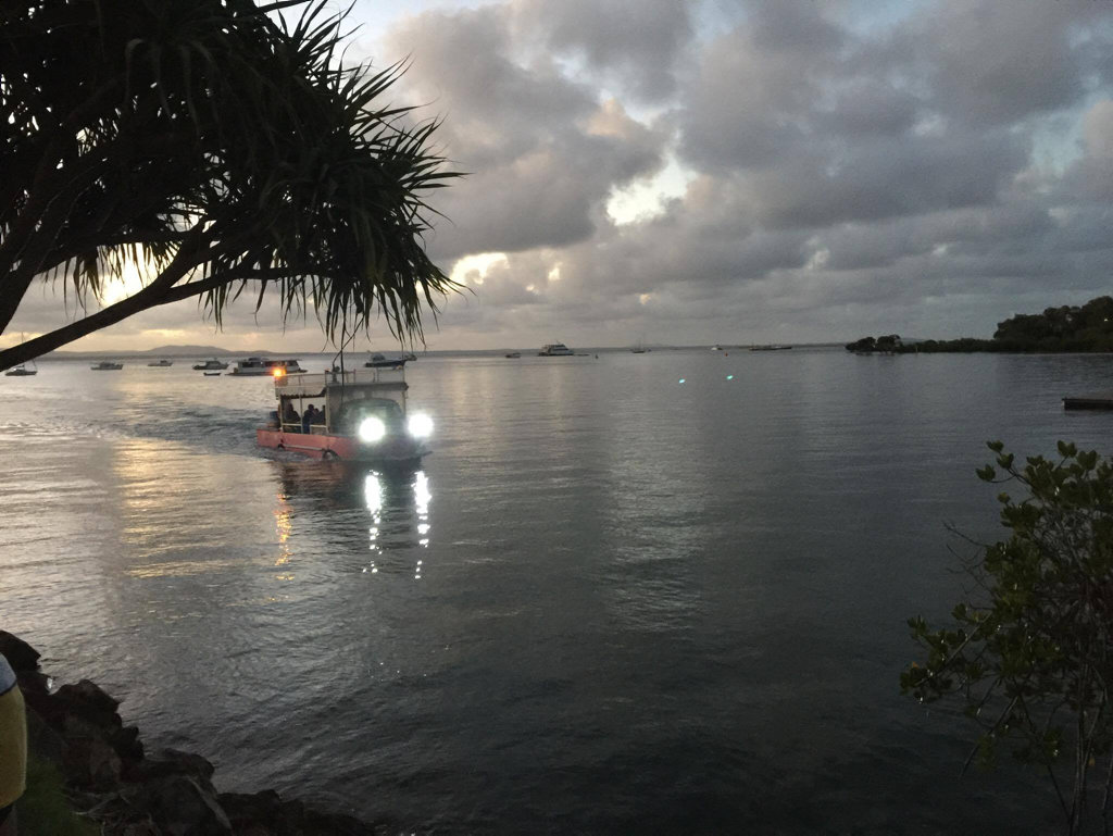 The 1770 LARC taking crash investigators to Middle Island this morning. The 1770 LARC taking crash investigators to Middle Island this morning.