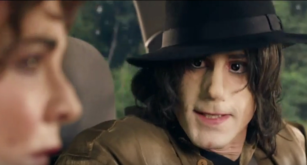 Joseph Fiennes as Michael Jackson in a scene from Sky Arts' TV movie Urban Myths. Joseph Fiennes as Michael Jackson in a scene from Sky Arts' TV movie Urban Myths.