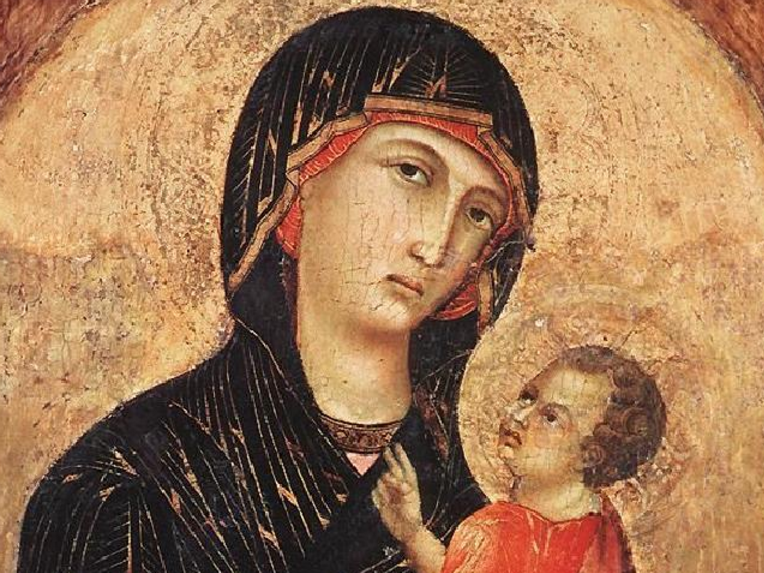 Tears coming from the Madonna are traditionally seen as a warning of impending disaster.Source:Supplied
