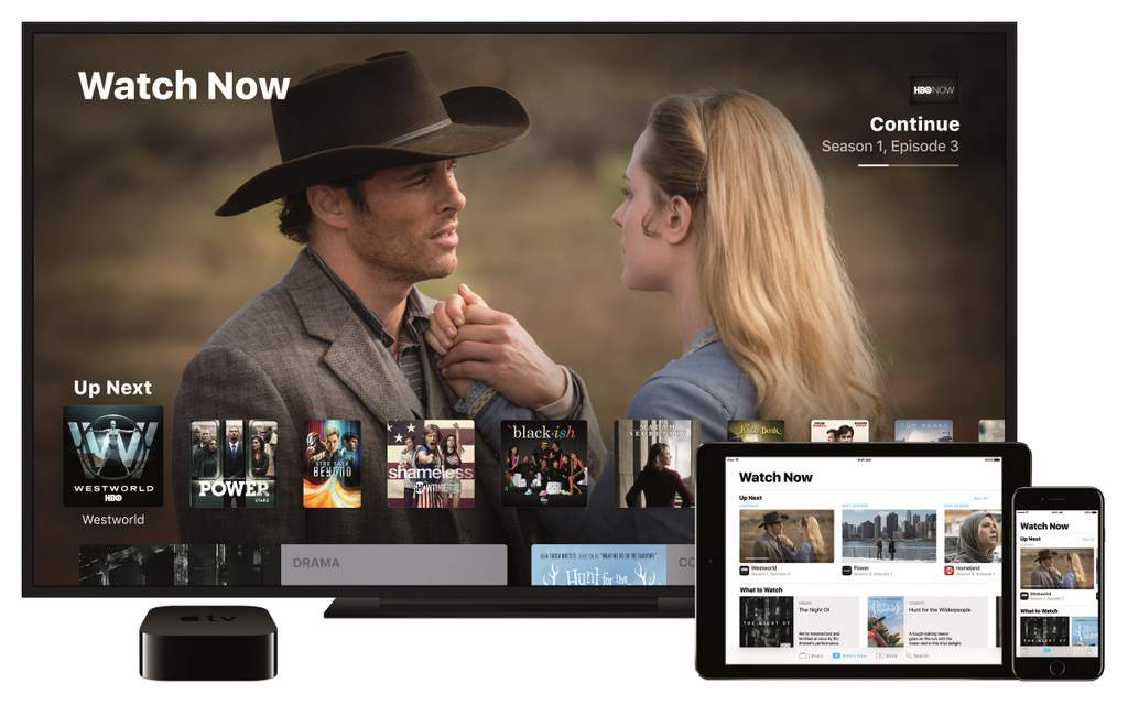 Apple TV brings a lot of smarts to your television viewing. Apple TV brings a lot of smarts to your television viewing.