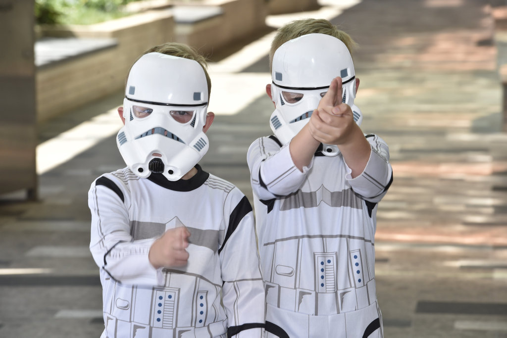 Clone Troopers Josh (left) and Alex Dalley.