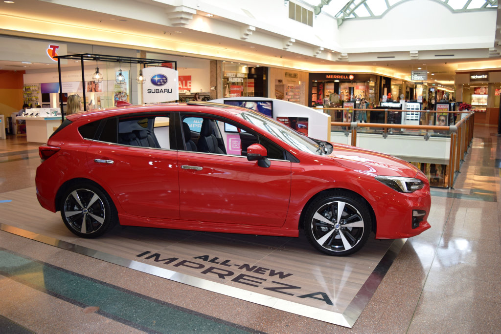 Subaru showrooms in your local shopping centre