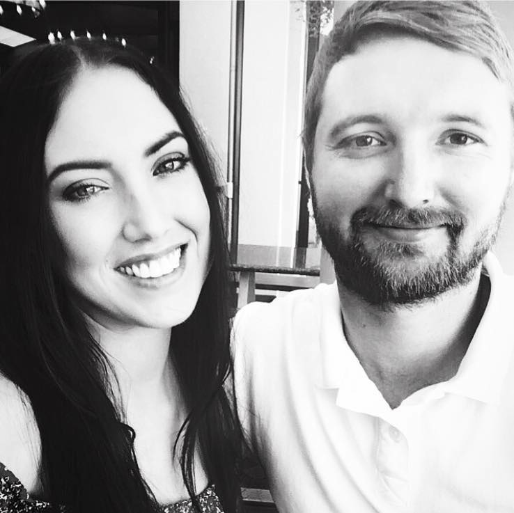 Nardya and her fiancé Liam Nardya and her fiancé Liam