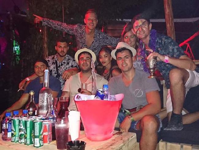 Perth man Trent Cray was partying with friends in Mexico when gunfire erupted. Picture: Facebook/Trent Cray Perth man Trent Cray was partying with friends in Mexico when gunfire erupted. Picture: Facebook/Trent Cray
