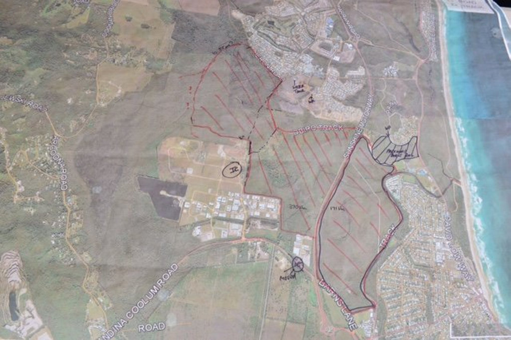 FIRE GROUND: 20ha of bushland continues to burn. FIRE GROUND: 20ha of bushland continues to burn.