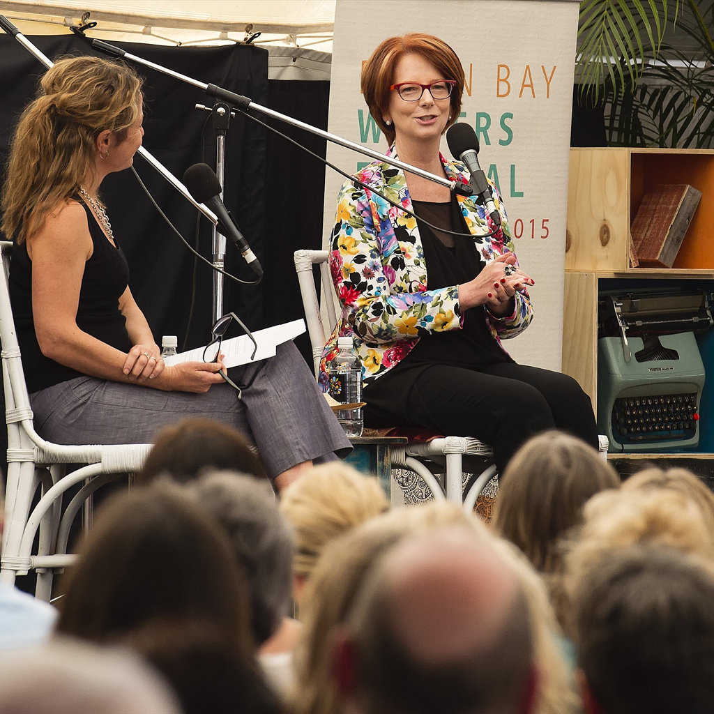 MAIN ATTRACTION: Julia Gillard at the Byron Bay Writers Festival. hot Lyn McCarthy Photo Contributed MAIN ATTRACTION: Julia Gillard at the Byron Bay Writers Festival. hot Lyn McCarthy Photo Contributed