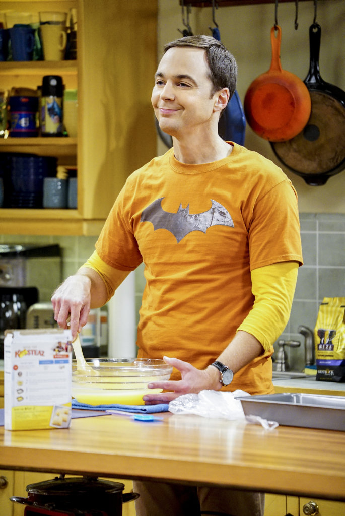 Jim Parsons in a scene from the TV series The Big Bang Theory. Jim Parsons in a scene from the TV series The Big Bang Theory.