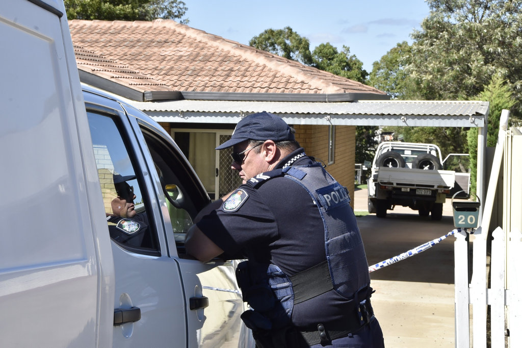 A crime scene has been declared at Rudd St, Drayton after shots were fired this morning. A crime scene has been declared at Rudd St, Drayton after shots were fired this morning.