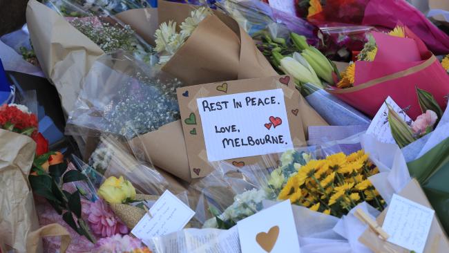 A note left at the scene of Melbourne’s city rampage. A note left at the scene of Melbourne’s city rampage.