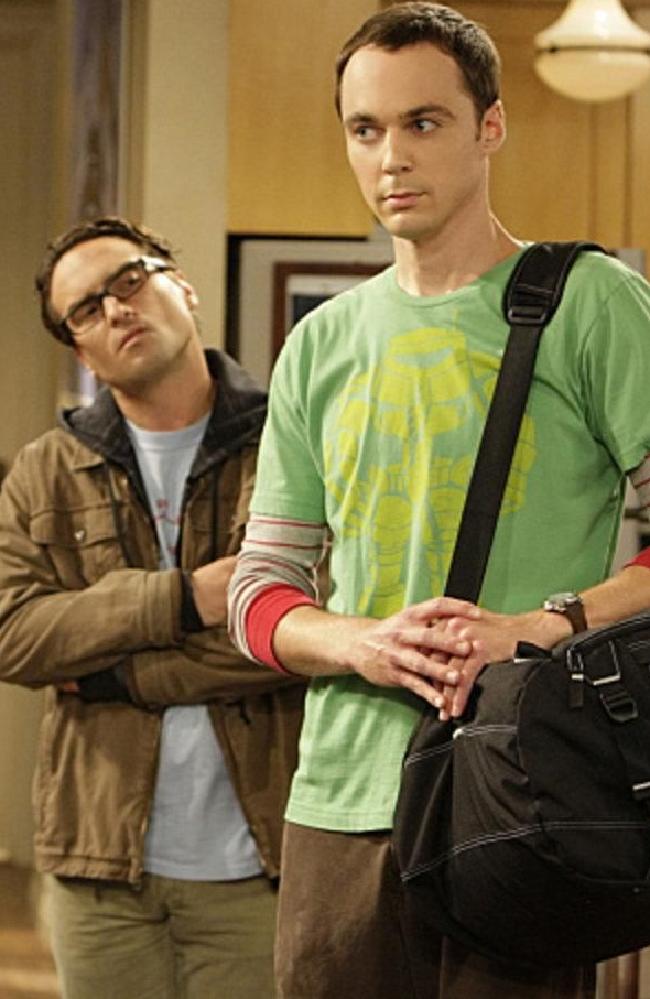 Johnny Galecki as Dr Leonard Hofstadter and Jim Parsons as Dr Sheldon Cooper in The Big Bang Theory. Johnny Galecki as Dr Leonard Hofstadter and Jim Parsons as Dr Sheldon Cooper in The Big Bang Theory.