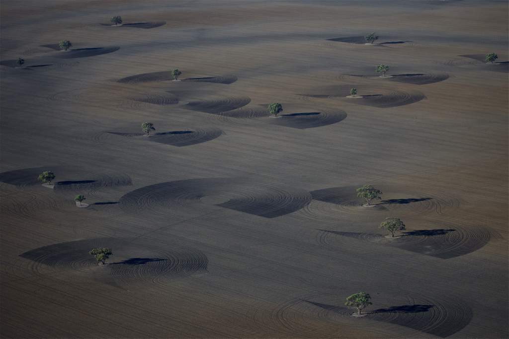 Crop circles from the air. Crop circles from the air.