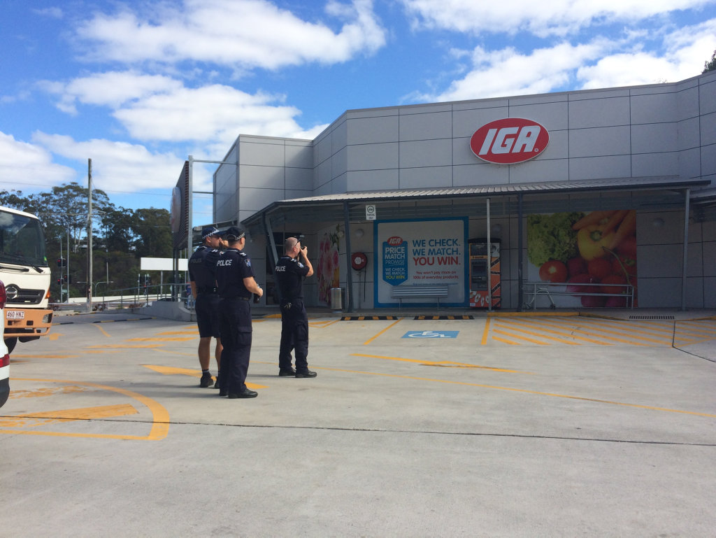 Police are at the scene of a stabbing that happened overnight at North Buderim IGA. Police are at the scene of a stabbing that happened overnight at North Buderim IGA.