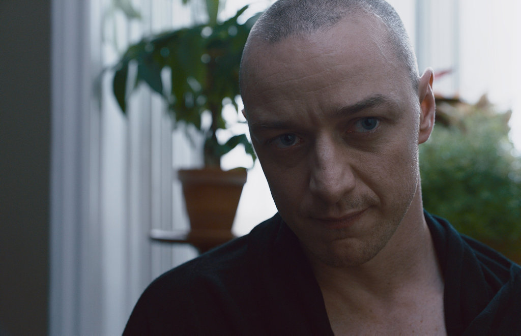 James McAvoy in a scene from the movie Split. James McAvoy in a scene from the movie Split.