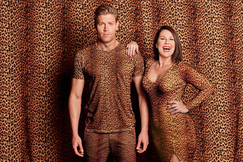 Chris Brown and Julia Morris host the TV series I'm A Celebrity... Get Me Out of Here! Chris Brown and Julia Morris host the TV series I'm A Celebrity... Get Me Out of Here!