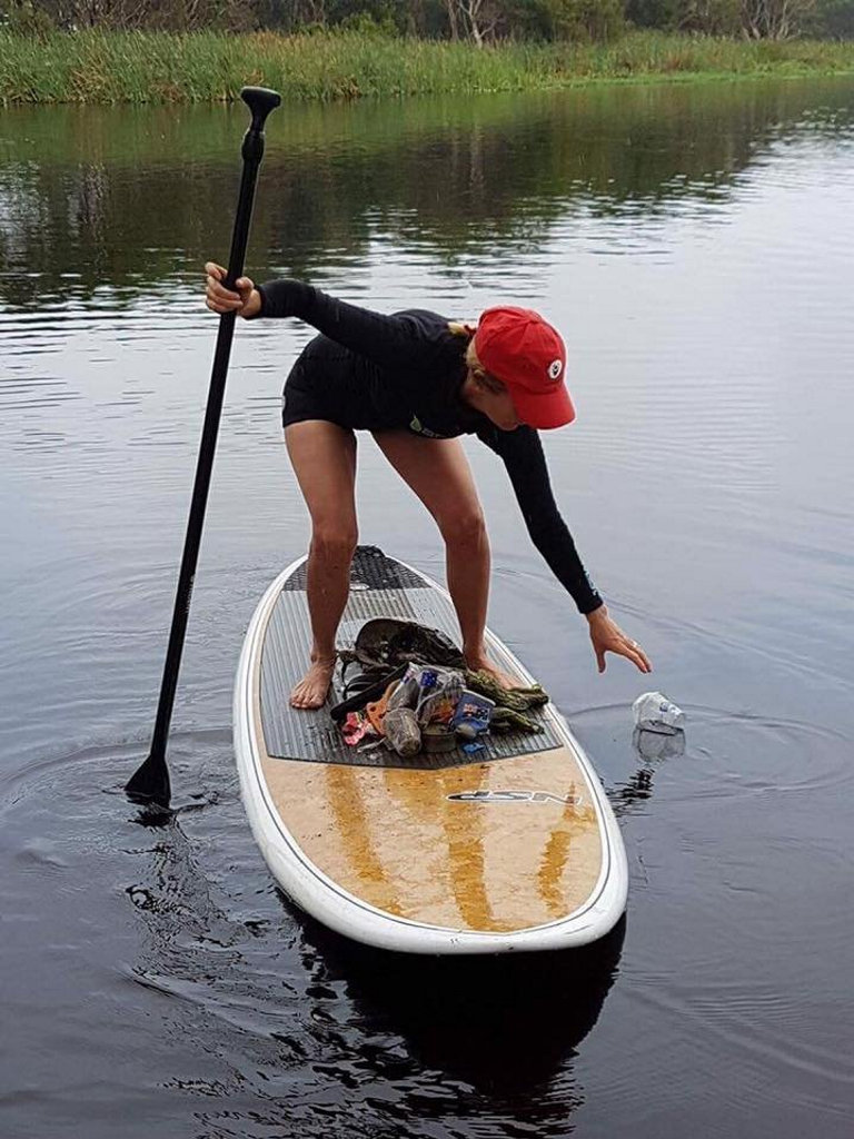 Rubbish cleaned up from Lake Ainsworth this morning. Photos from Lennox Head Resident's Association. Rubbish cleaned up from Lake Ainsworth this morning. Photos from Lennox Head Resident's Association.