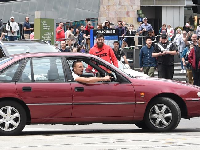 The police union alleges there were two chances to ram accused killer Dimitrious ‘Jimmy’ Gargasoulas . The police union alleges there were two chances to ram accused killer Dimitrious ‘Jimmy’ Gargasoulas .
