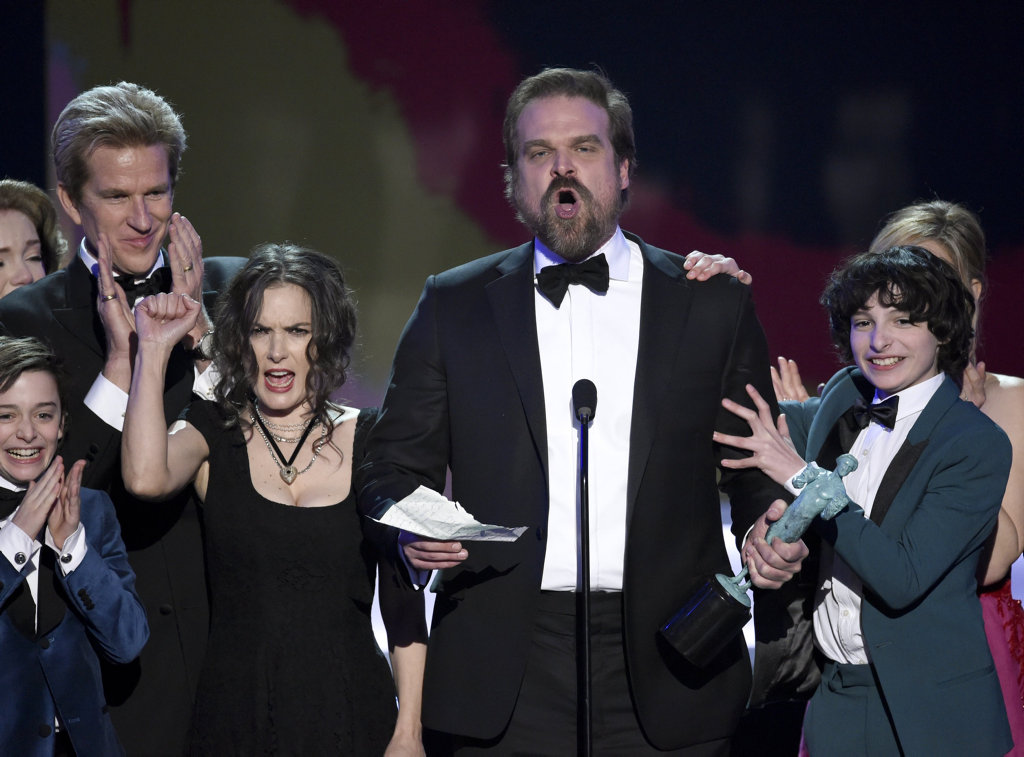 David Harbour and the cast of \ David Harbour and the cast of \